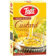 TOPS CUSTARD KESAR ELAICHI 100g                 